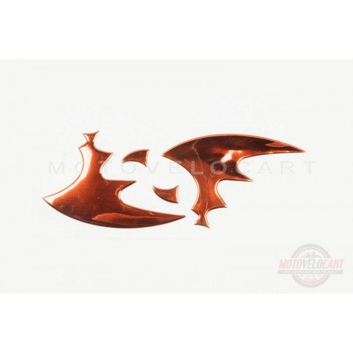 Наклейка   шильдик   WING   (16x6см, красная)   (#4731A)