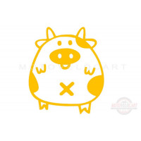Наклейка декор PIG (желтая) (#HQ5) Наклейка декор PIG (желтая) (#HQ5)