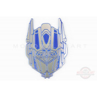 Наклейка   шильдик   TRANSFORMER   (9х7см, синяя)   (#4662B)