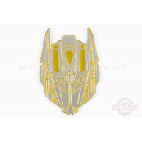Наклейка шильдик TRANSFORMER (9х7см, желтая) (#4662B) Наклейка шильдик TRANSFORMER (9х7см, желтая) (#4662B)