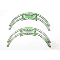 Наклейка на колесо 17/18" "KAWASAKI" (зеленая) (#6058A) Наклейка на колесо 17/18" "KAWASAKI" (зеленая) (#6058A)