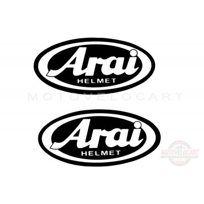 Наклейка логотип ARAI (9x4,5см, черная) (#1871) Наклейка логотип ARAI (9x4,5см, черная) (#1871)