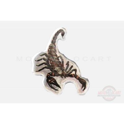 Наклейка декор SCORPION (9х6,5см, силикон) (#SEA) Наклейка декор SCORPION (9х6,5см, силикон) (#SEA)