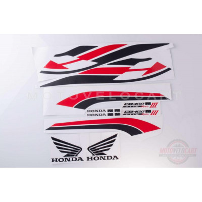 Наклейки (набор) Honda (58x12см) (#newA) Наклейки (набор) Honda (58x12см) (#newA)