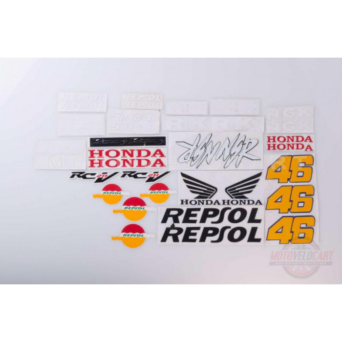 Наклейки (набор) Honda REPSOL (#40)