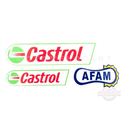 Наклейки (набор) "CASTROL" (#14)