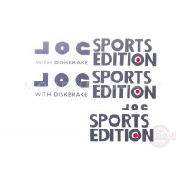 Наклейки (набор) JOG SPORTS ED (25х8см) (#0627), шт Наклейки (набор) JOG SPORTS ED (25х8см) (#0627), шт