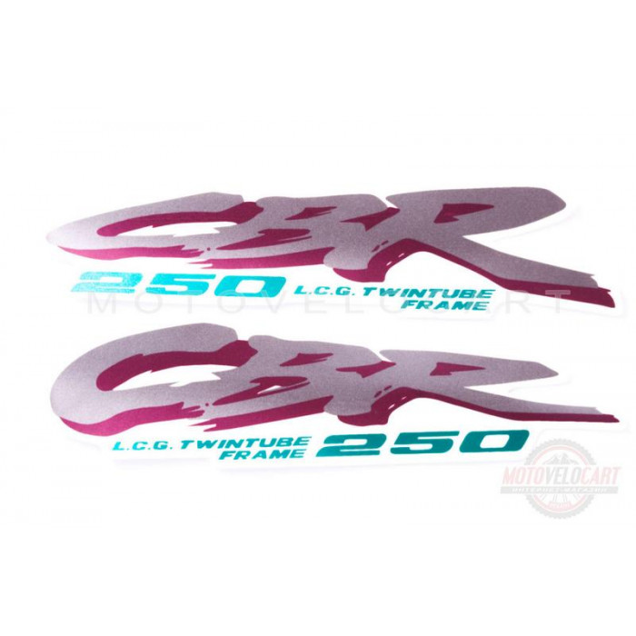 Наклейки (набор) "CBR 250" (26х6см) (#0956)