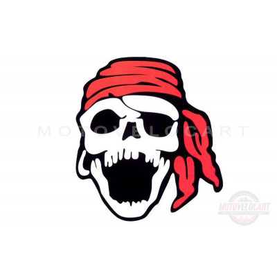 Наклейка декор "SKULL" (11x13см) (#5495) Наклейка декор "SKULL" (11x13см) (#5495)