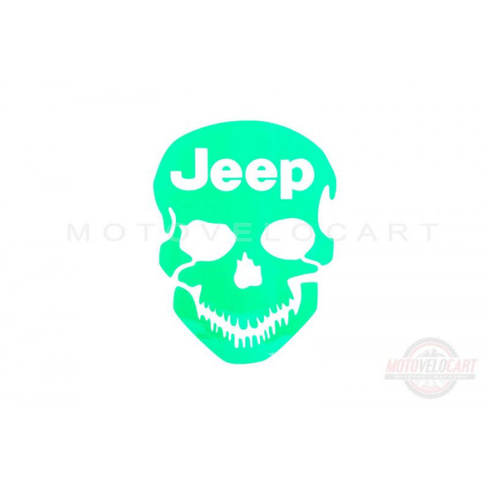 Наклейка логотип "JEEP" (16x13см) (#HQ092)
