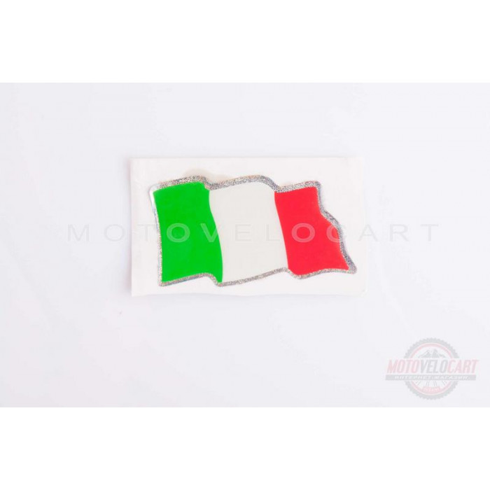 Наклейка шильдик "ITALY" (9x4.5см) (#0745D)
