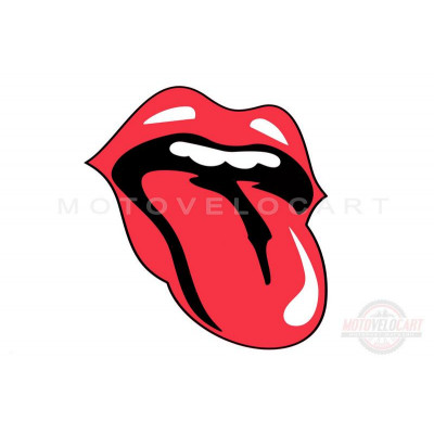 Наклейка декор "ROLLING STONES" (17х14см) (#SEA) Наклейка декор "ROLLING STONES" (17х14см) (#SEA)