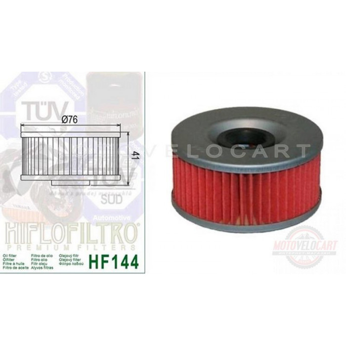 Фильтр масляный   для Yamaha   (?76, h-41) (HF 144, KY-A-049), шт