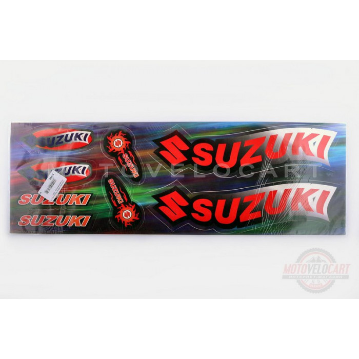 Наклейки (набор)   Suzuki   (48х16см, разноцветные)   SEA