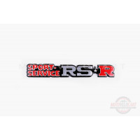Наклейка логотип RS-R (14x2см, алюминий) (#1661) Наклейка логотип RS-R (14x2см, алюминий) (#1661)