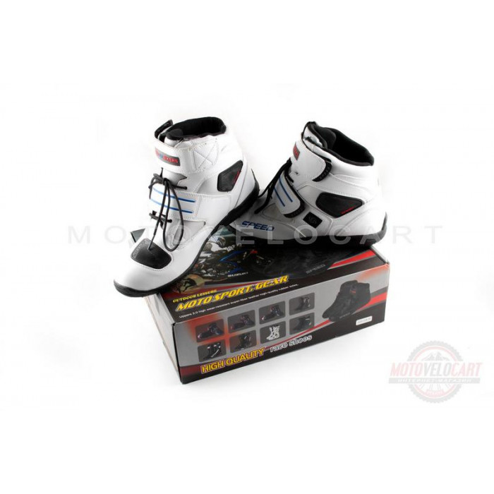 Ботинки   (mod:A005, size:42, белые)   "PROBIKER"