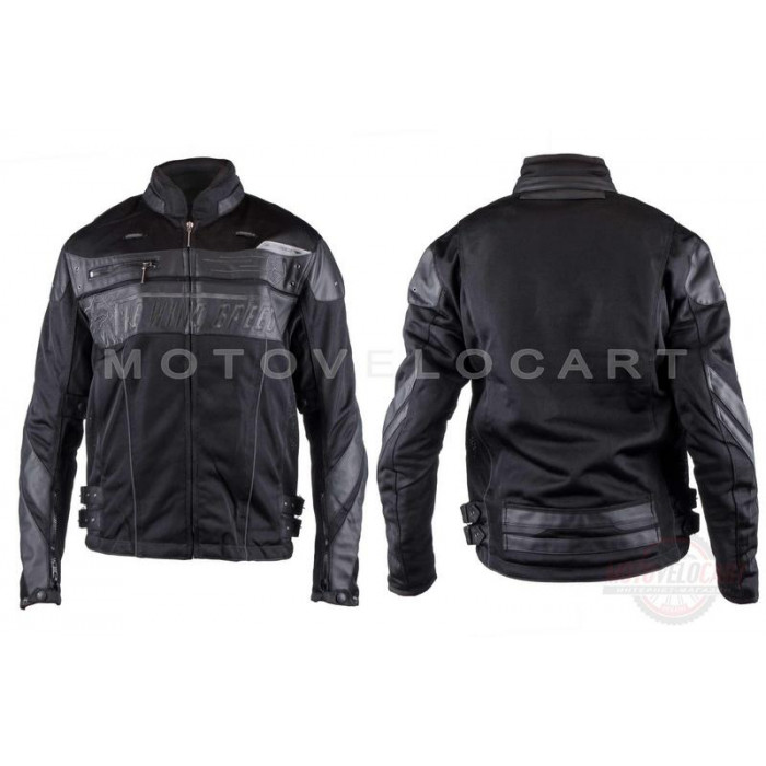 Мотокуртка текстиль "SCOYCO" (size:M, черная, mod:JK)