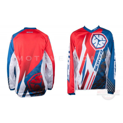 Футболка "SCOYCO" (size:L, 100% хлопок) (мото-кроссовая)