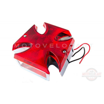 Стоп-сигнал (в сборе)   ЯВА 350 12V   КРЕСТ   HEFEI, шт