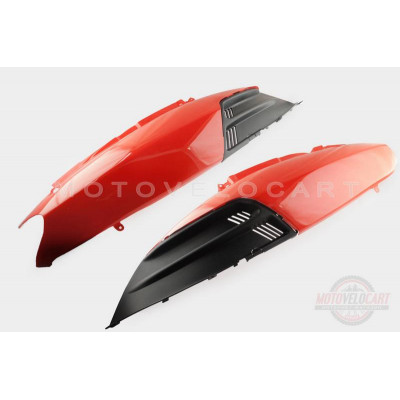 Пластик VIPER STORM 2007 задняя боковая пара (красный) "KOMATCU" Пластик VIPER STORM 2007 задняя боковая пара (красный) "KOMATCU"