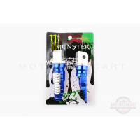 Подножки пассажирские   (mod:1, синие)   "MONSTER ENERGY"