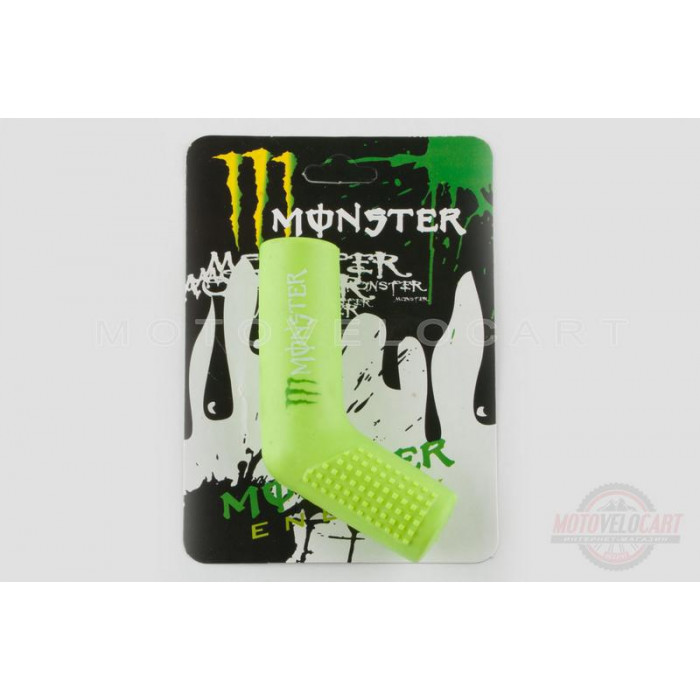 Резинка заводной ножки   "MONSTER ENERGY"   (универсальная, зеленая)   "XJB" 
