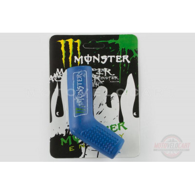 Резинка заводной ножки   "MONSTER ENERGY"   (универсальная, синяя)   "XJB"