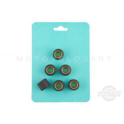Ролики вариатора   4T GY6 125/150   18*14   6,0г   (TM)   EVO, компл.