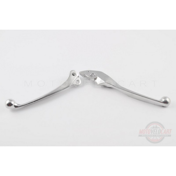 Рычаги руля (голые)   Honda LEAD   (диск/барабан, хром)   KOMATCU   (mod.A), пара