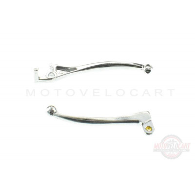 Рычаги руля (голые)   Suzuki AD50, LETS II   (диск/барабан, хром)   KOMATCU   (mod.A)