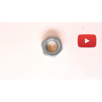 Гайка задней оси велосипеда   УКРАИНА   (наружный ?-17mm, внутренний ?-10mm)   , шт