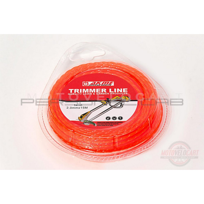 Леска мотокосы   ?2,0mm, 15 метров   (квадрат)   EVO, шт