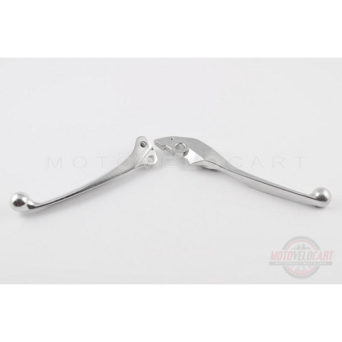Рычаги руля   Honda LEAD   (голые) (диск/барабан, хром)