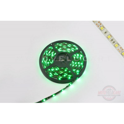 Лента светодиодная SMD 5050   (зеленая, влагостойкая, 30 крист/1м, бухта 5м)  