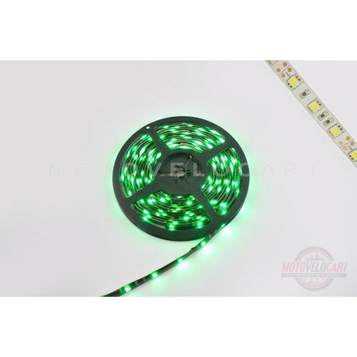 Лента светодиодная SMD 5050   (зеленая, влагостойкая, 30 крист/1м, бухта 5м)  
