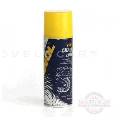 Смазка для цепей 200мл (аэрозоль) (7901 Chain Lube) MANNOL, шт Смазка для цепей 200мл (аэрозоль) (7901 Chain Lube) MANNOL, шт