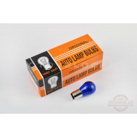 Лампа S25 (двухконтактная) 12V 21W/5W (стоп, габарит) (синяя) "ORANGE BOX" Лампа S25 (двухконтактная) 12V 21W/5W (стоп, габарит) (синяя) "ORANGE BOX"
