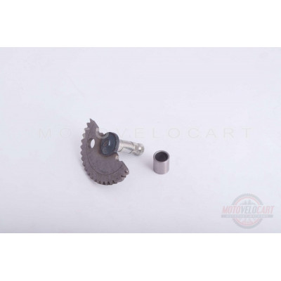 Сектор заводной (полумесяц)   4T GY6 50   (L-55mm)   (+втулки)   ZUNA, компл.