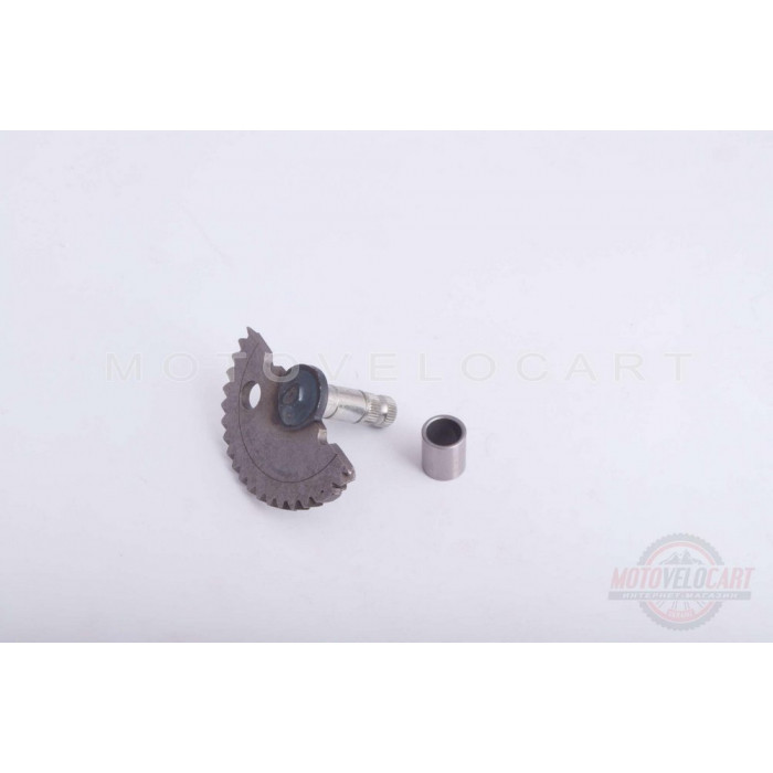 Сектор заводной (полумесяц)   4T GY6 50   (L-55mm)   (+втулки)   ZUNA, компл.