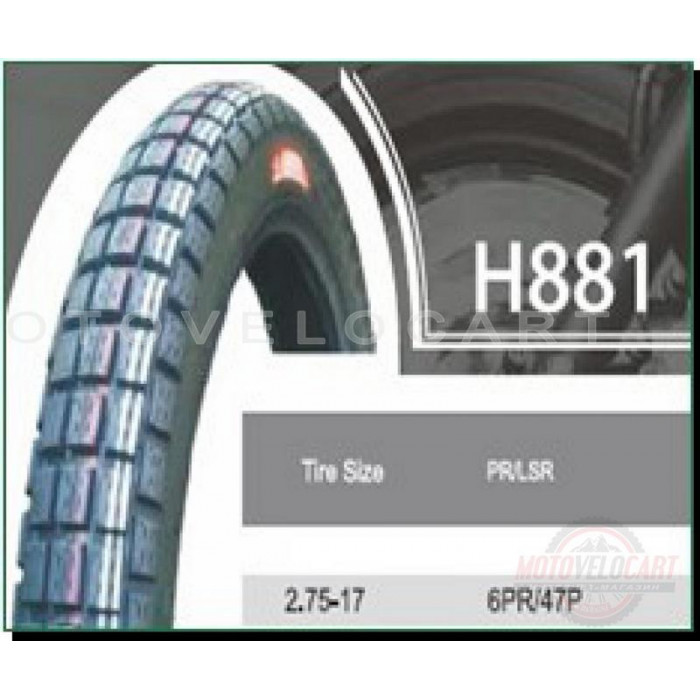 Мотошина   2,75 -17   TT (H-881 ТТ  CHAOYANG,камерная)   LTK, шт
