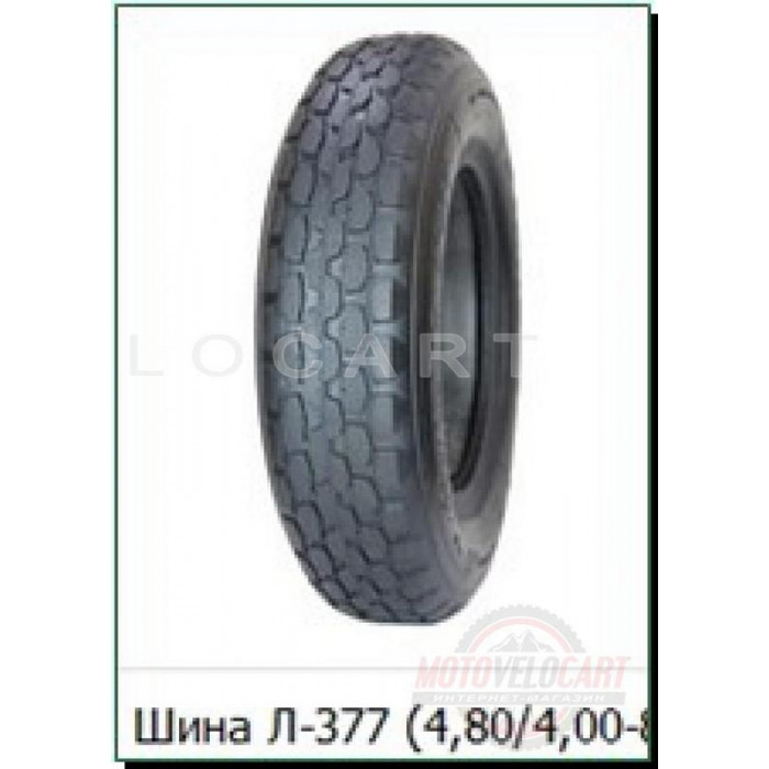 Шина   4,00 -8   TT (4,80/4,00 -8) (М/блок, Петрошина Л-377+камера)   LTK, шт