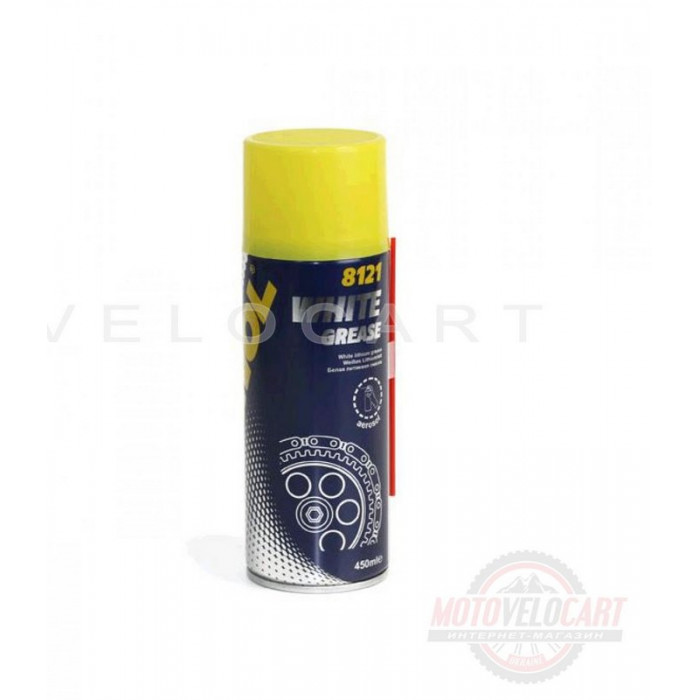 Смазка литиевая густая 450мл   (белая)   (8121 White Grease)   MANNOL, шт
