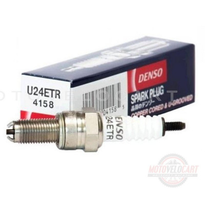 Свеча D8RDC M12*1,25 19mm ключ 16 (U24ETR) (U-groove, nickel plating) TWO DENSO #4158, шт Свеча D8RDC M12*1,25 19mm ключ 16 (U24ETR) (U-groove, nickel plating) TWO DENSO #4158, шт