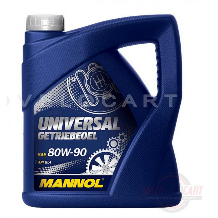 Масло   трансмиссионное, 4л   (80W-90, Universal Getriebeoel API GL 4)   MANNOL, шт