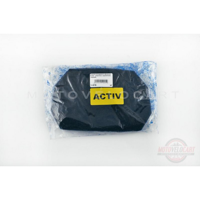 Элемент воздушного фильтра   Active   (поролон с пропиткой)   (черный)