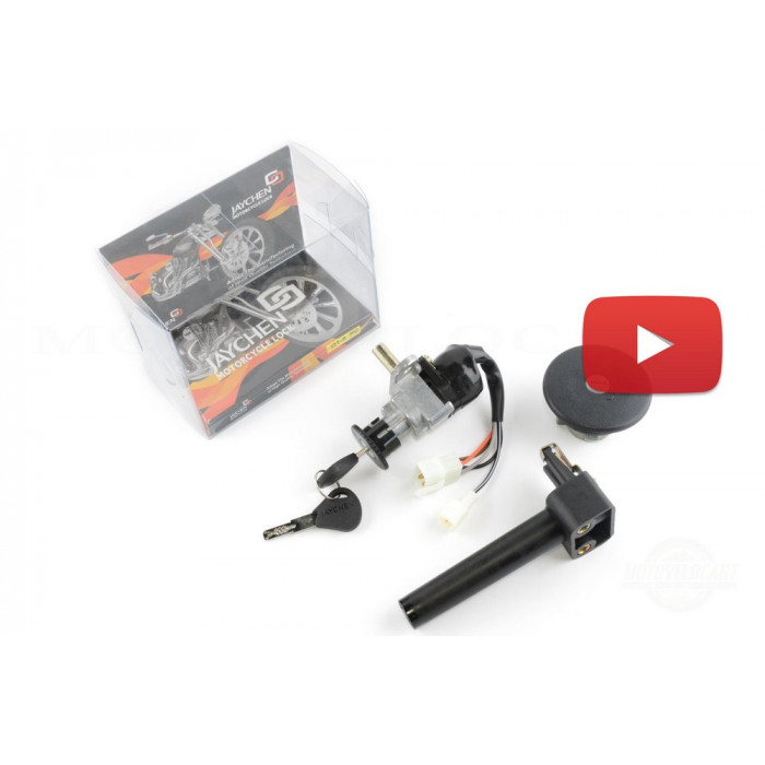 Замок зажигания (комплект)   Yamaha JOG 27V   JAYCHEN, компл.