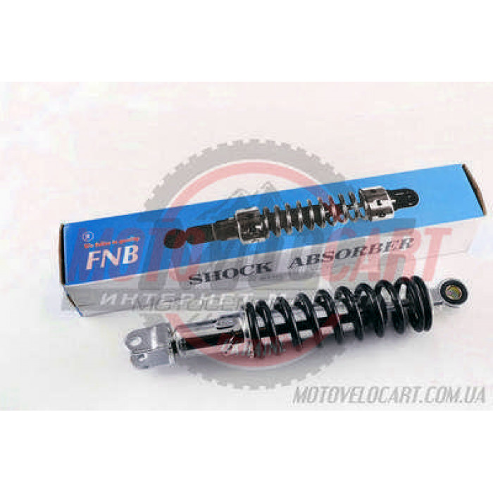 Амортизатор GY6, DIO, LEAD 280mm, регулируемый "FNB" (черный)