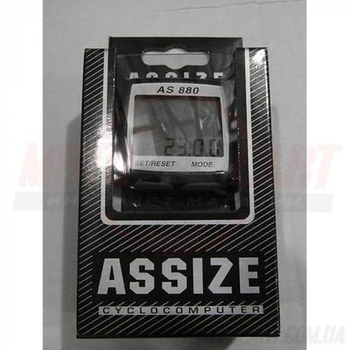 Велокомпьютер assize as - 880 проводной (11 режимов) "MD"