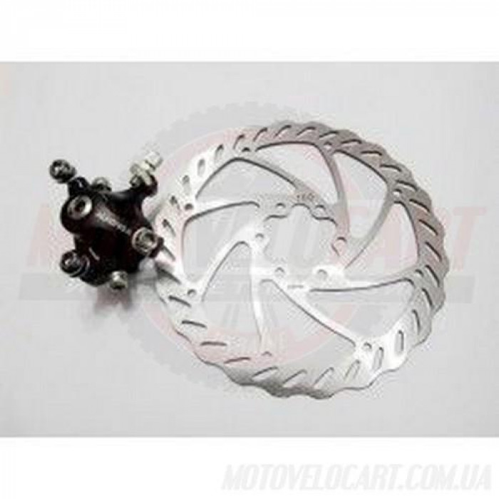 Супорт + тормозной диск -R160- ALHONGA (Taiwan)