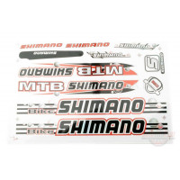 Наклейки (набор) спонсор "SHIMANO" (37х24см) (#B15) Наклейки (набор) спонсор "SHIMANO" (37х24см) (#B15)